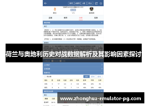 荷兰与奥地利历史对战数据解析及其影响因素探讨